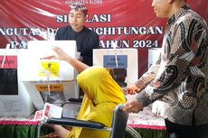 Saat Penyandang Disabilitas Blora Ikuti Simulasi Pemungutan Suara...