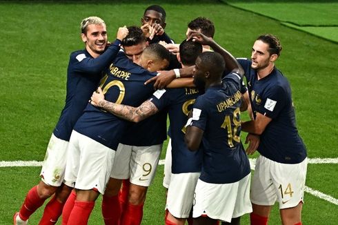 Skuad Perancis untuk Piala Dunia 2022: Daftar Pemain, Nomor Punggung, dan Klub