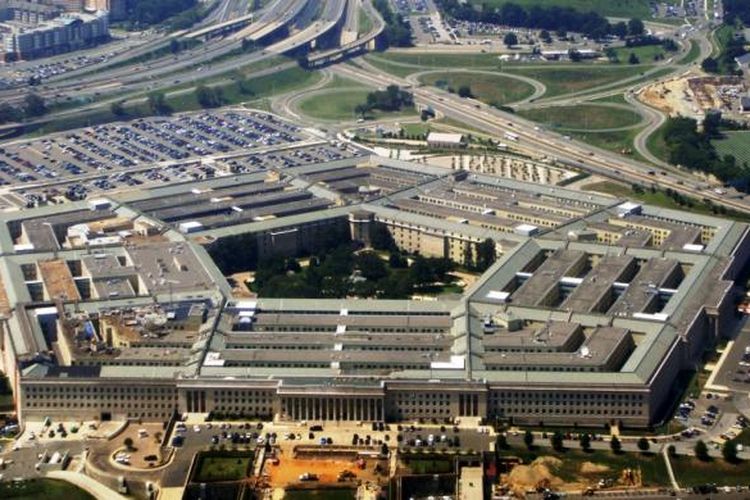 Kantor Kementerian Pertahanan AS yang lebih dikenal dengan nama Pentagon.