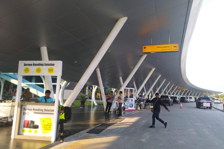 Bandara Aji Pangeran Tumenggung (APT) Pranoto, Samarinda, Kalimantan Timur, Jumat (8/11/2019). 