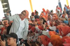 Istri Anies Senam Bareng Ibu-Ibu di Cirebon, Kampanyekan Program Kesehatan Anies-Muhaimin