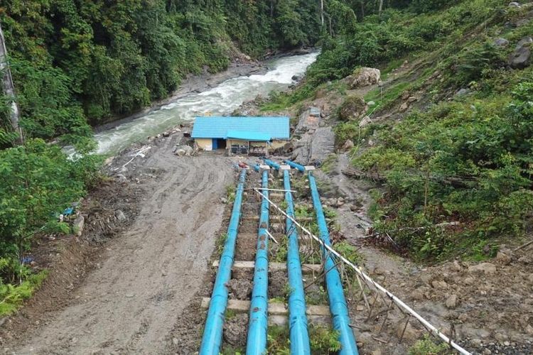 Pembangkit listrik tenaga mini hidro (PLTM) berkapasitas 1 megawatt (MW) di Distrik Oksibil, Kabupaten Pegunungan Bintang, Provinsi Papua Pegunungan.
