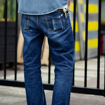 Celana jeans laki-laki merek Nudie Jeans, rekomendasi celana jeans laki-laki

