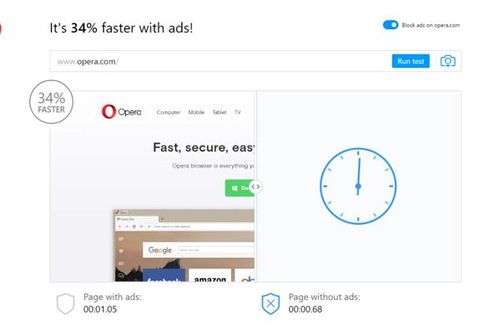 Browser Opera Bisa Blokir Iklan Otomatis
