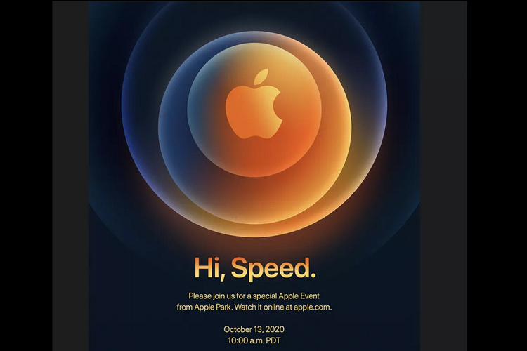 Undangan Apple Event tanggal 13 Oktober yang diperkirakan akan menjadi acara peluncuran iPhone 12.