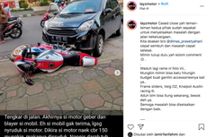 Lagi Kasus Tabrakan CBR1000RR, Pemilik Moge Perhatikan Hal Ini