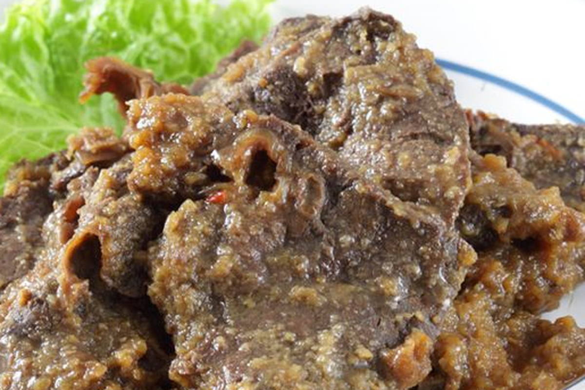 Resep Jeroan Sapi Goreng Manis,