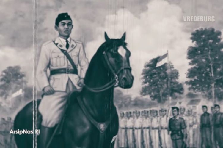 Tangkapan layar Belajar dari Rumah TVRI 27 Juli 2020 SMP tentang Perjuangan: Jenderal Soedirman.
