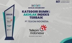 Jadi Juara Umum di AKHLAK Award 2021, Telkom: Bukti Efektivitas Implementasi Nilai di Perusahaan
