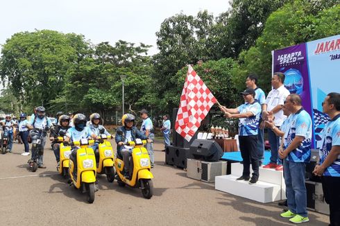 Motor 2-Tak Berasap Ngebul, Ikut Sambut Formula E Jakarta