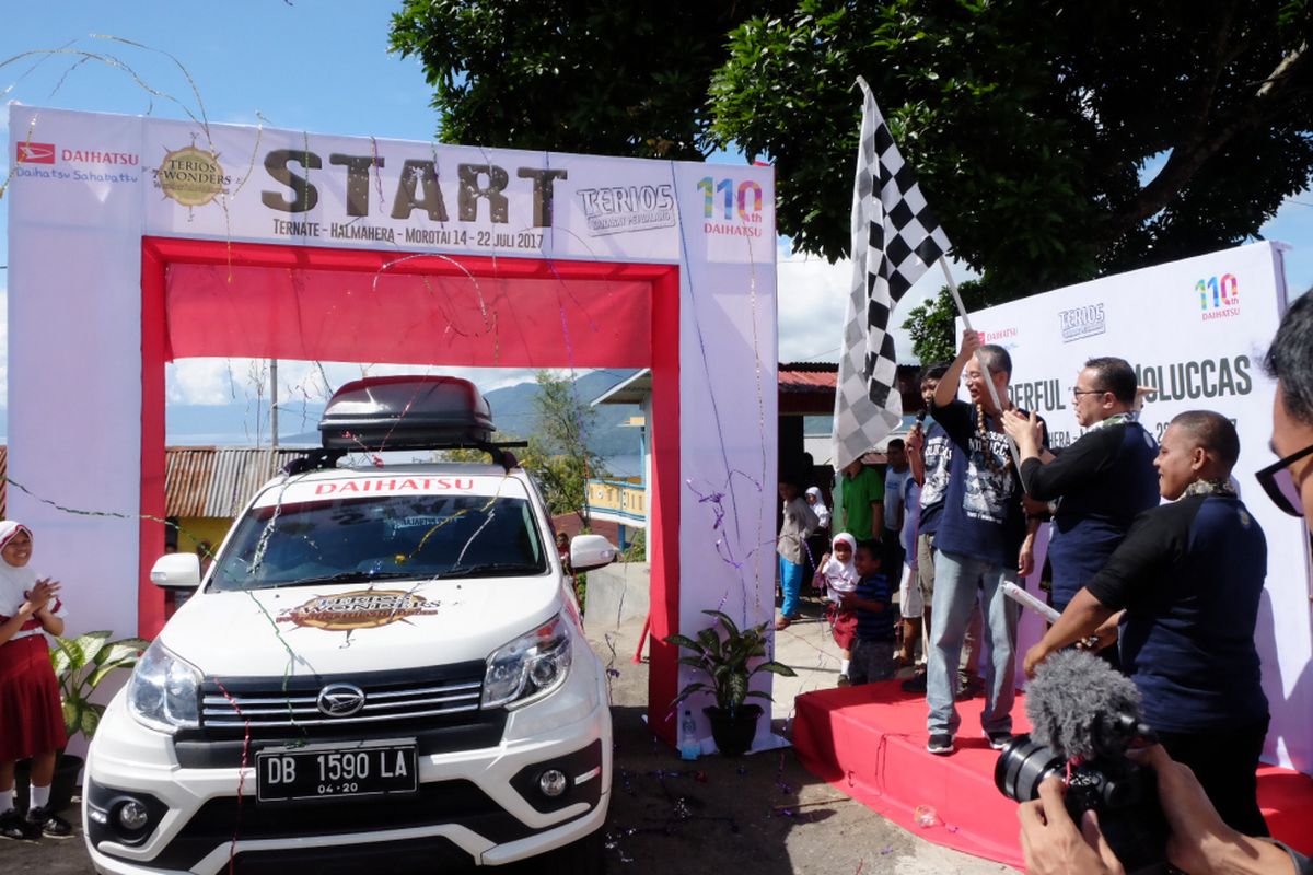 Tim Terios 7-Wonders Start memulai ekspedisi mereka untuk tahun 2017 ini di Ternate dalam penjelajahan mereka di Maluku. Perjalanan akan berlangsung pada 14-22 Juli.