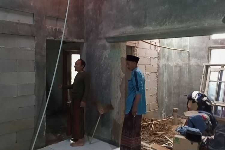 Kondisi Desa Kiarasari, Sukajaya, Kabupaten Bogor. Bogor, Rabu.