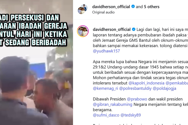 Pembubaran Ibadah di GMS Bantul, Kemenag: Hormati Kebebasan Beragama