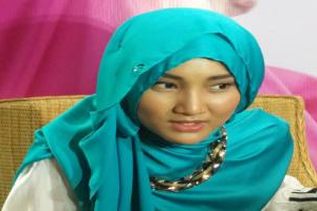 Fatin Shidqia diabadikan usai jumpa pers film Dreams, di Kafe Seremanis, Jalan Agus Salim, Jakarta Pusat, Kamis (11/6/2015) sore.