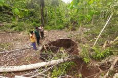 Rekahan Tanah Sepanjang 16 Meter di Gunungkidul, Ini Penjelasannya