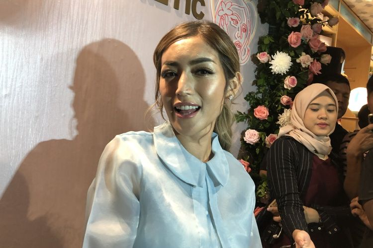 Jessica Iskandar saat dijumpai di Grand Indonesia, Jakarta Pusat, Kamis (5/12/2019). 