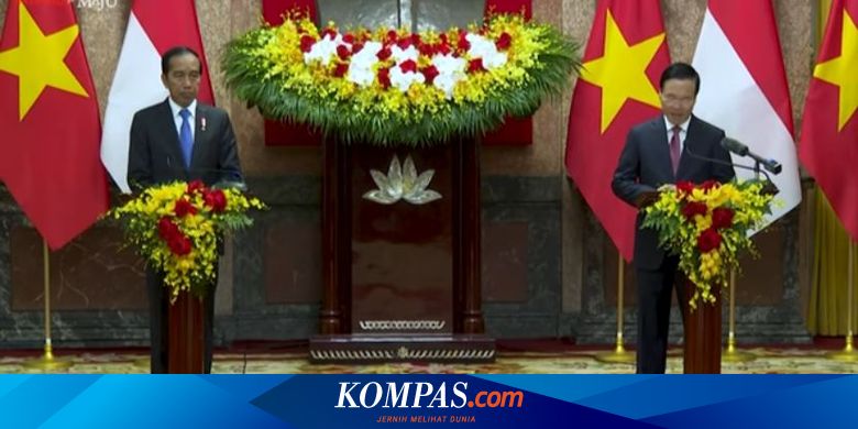 Bertemu Presiden Vietnam, Jokowi Sepakati Target Perdagangan Baru Dua Negara