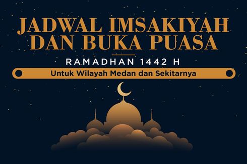 INFOGRAFIK: Jadwal Imsak dan Buka Puasa Medan Selama Ramadhan 1442 H