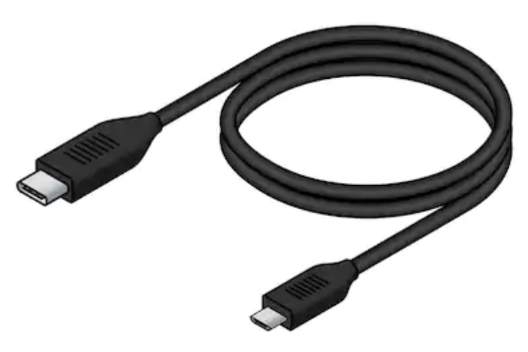 Ilustrasi konektor USB Type-C dan micro-USB