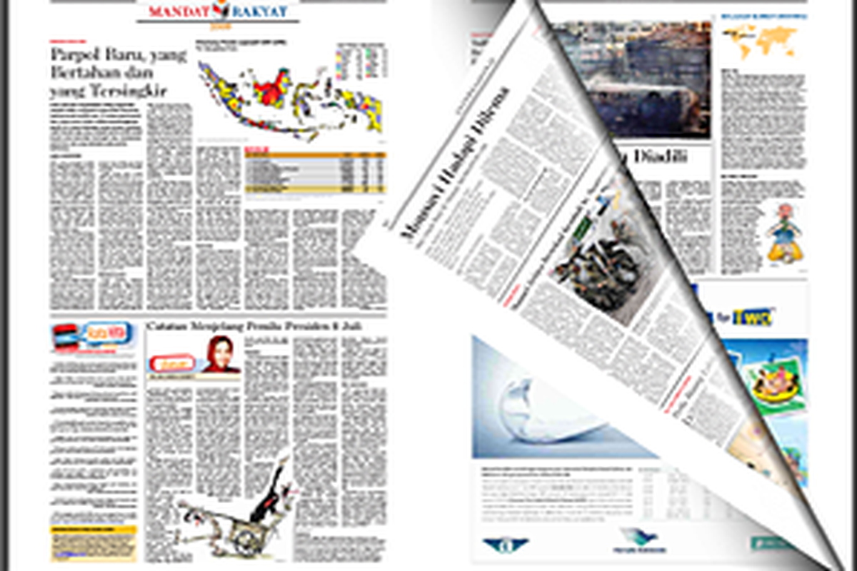 Kompas ePaper versi Baru dengan Flip Mode.