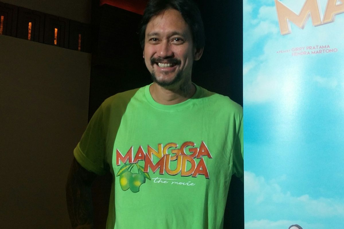 Tora Sudiro di sela-sela press screening di Plaza Senayan, Jakarta Pusat, Minggu (19/1/2020)