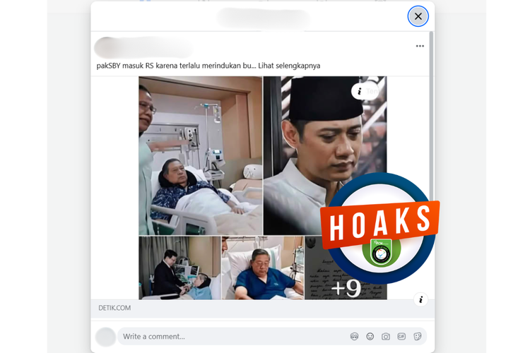 INFOGRAFIK: Muncul Hoaks SBY Dirawat di RS pada 14 Juli 2026, Cek Faktanya