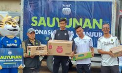 2 Pemain Timnas Salurkan Bantuan Persib untuk Korban Gempa Bumi Cianjur
