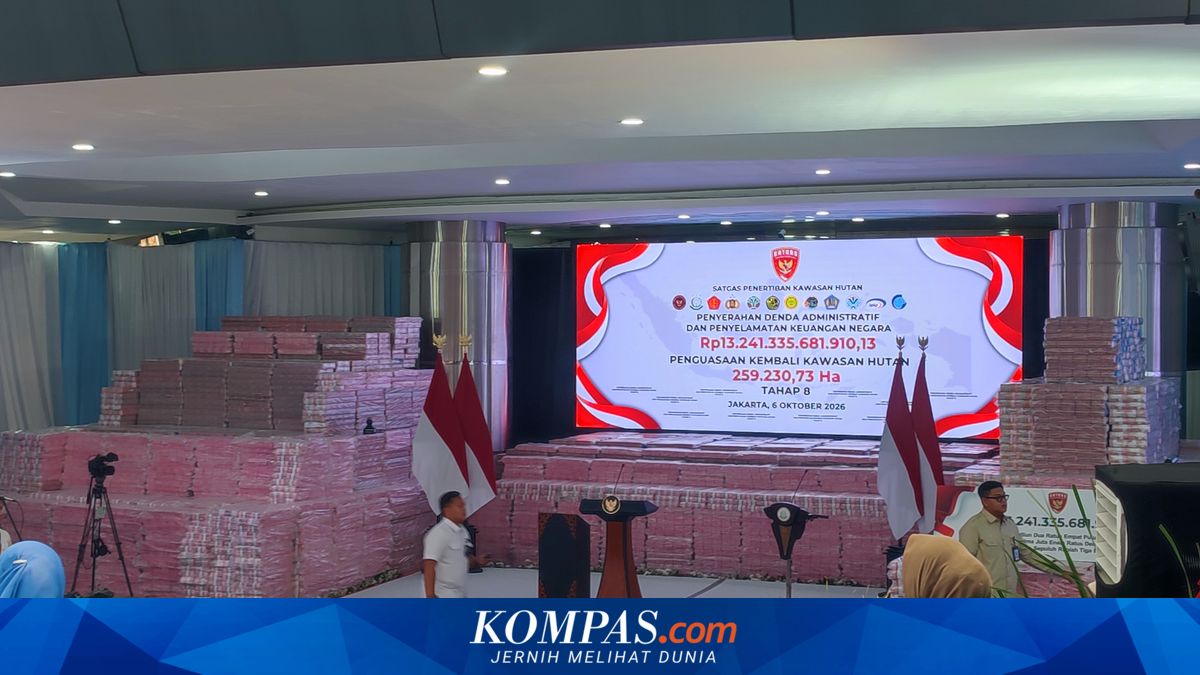 Prabowo witnesses handover of Rp 13.2 trillion recovered by Satgas PKH