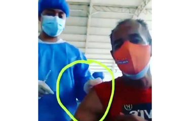 Video Viral Pria Disuntik Jarum Kosong Saat Vaksinasi, Lokasinya ...