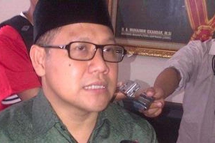 Muhaimin Iskandar, Ketua Umum DPP PKB di kantor DPP PKB pada Minggu (7/4/2013).