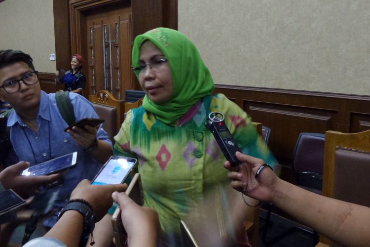 Jaksa KPK Irene Putrie di Pengadilan Tipikor Jakarta, Kamis (30/3/2017).