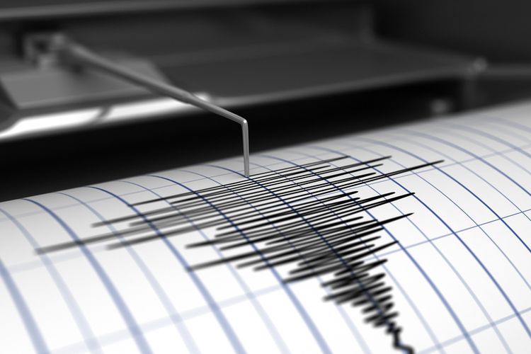 Ilustrasi kekuatan gempa bumi