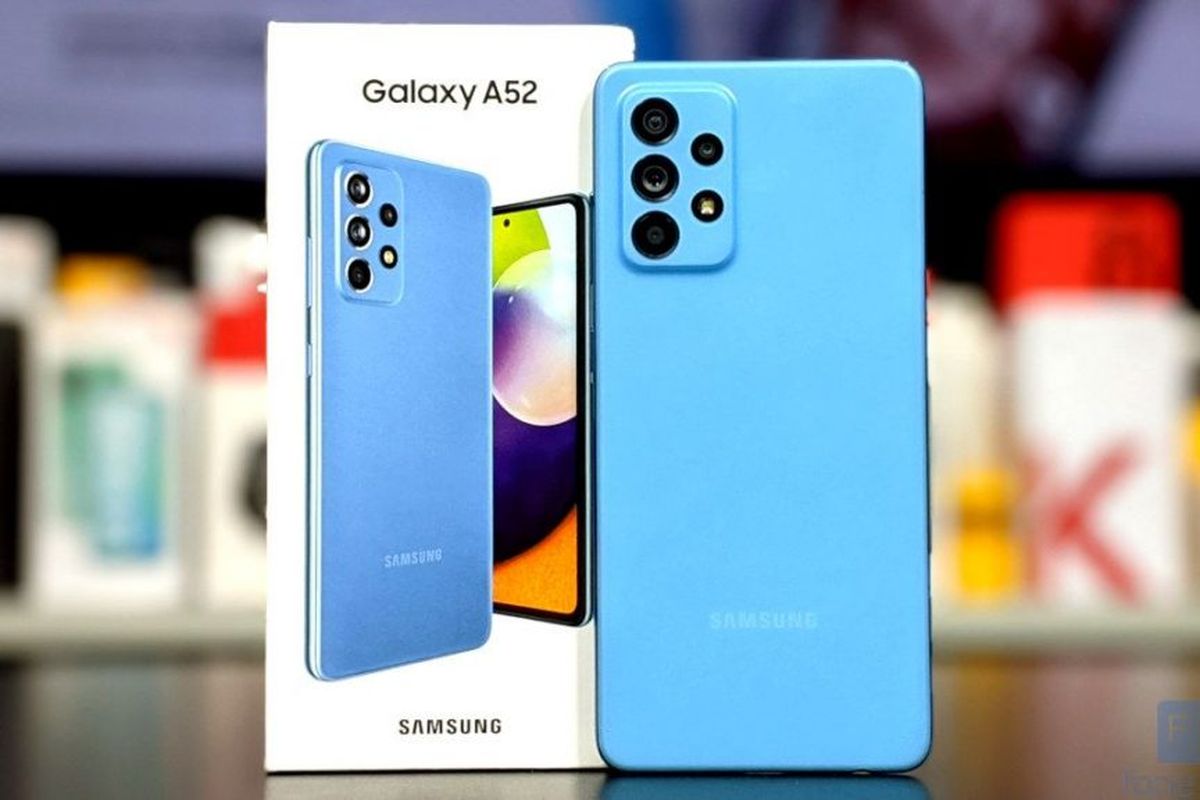 Samsung Galaxy A52 varian Awesome Blue