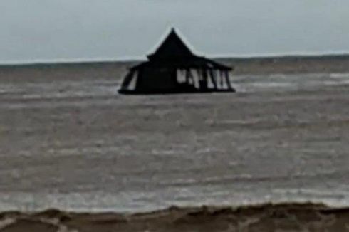 Viral, Video Masjid Apung di Pacitan Hanyut hingga ke Tengah Laut