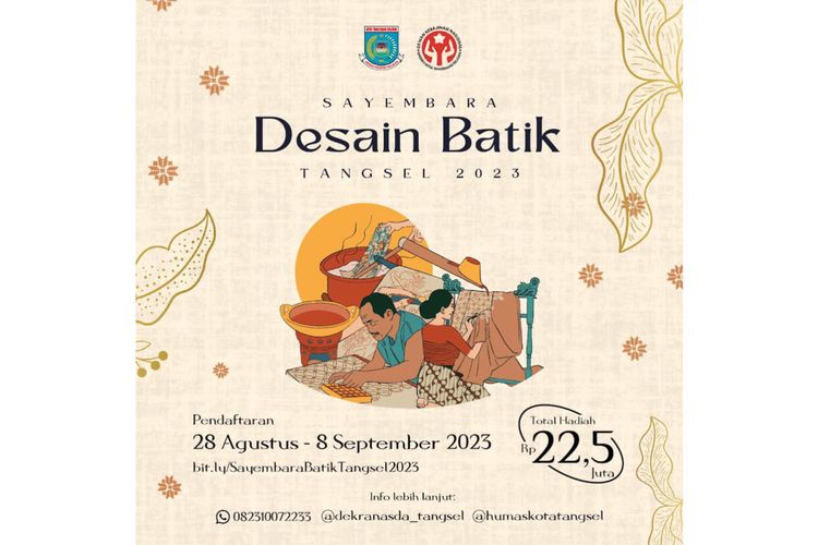Sayembara Desain Batik Tangsel 2023.