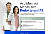 Pendaftaran S1 Dokter IPB Dibuka, Ini Besaran UKT dan Uang Pangkal