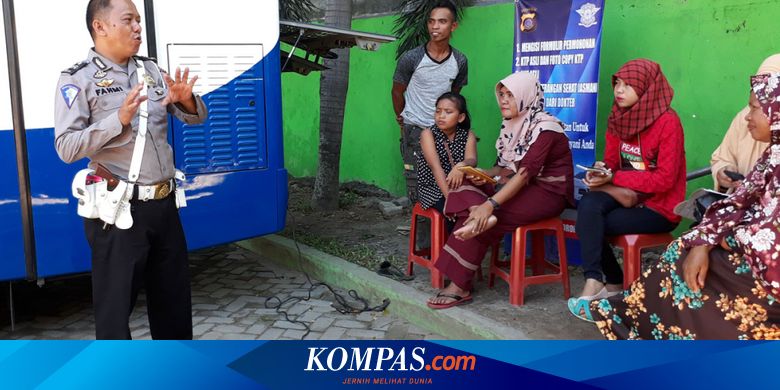 Kisah Polisi Gorontalo Yang Berdakwah Di Samping Mobil Sim Keliling Halaman All Kompas Com