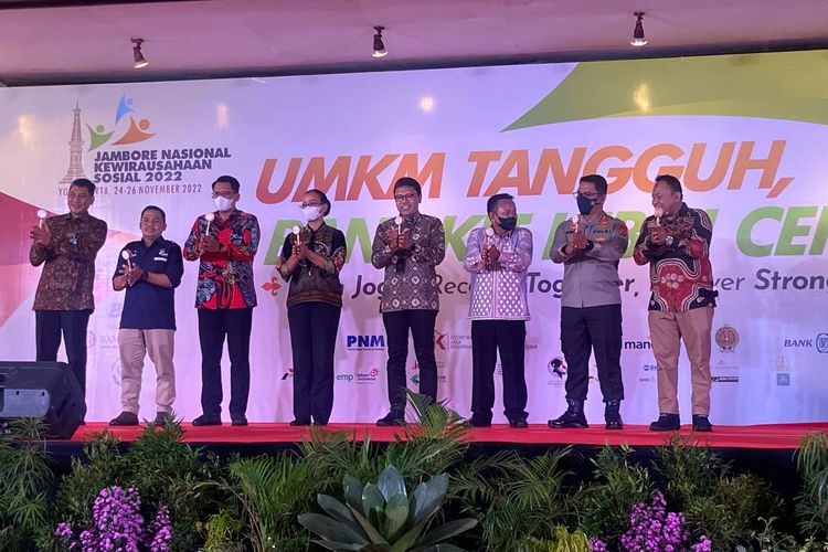 Daerah Istimewa Yogyakarta (DIY) bersama Pemerintah Kabupaten Sleman menggelar Jambore Kewirausahaan Sosial 2022. 