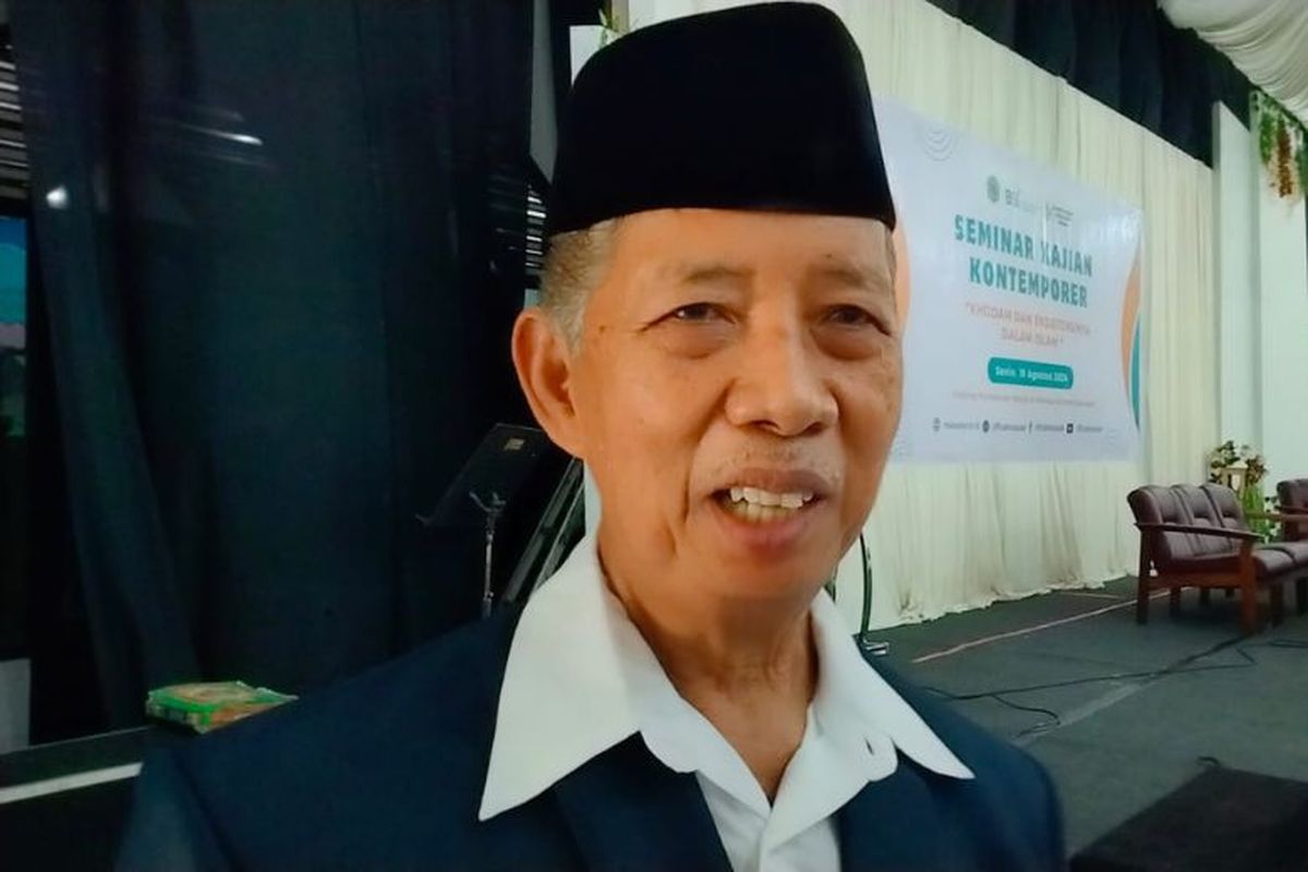 Ketua Umum MUI Sulsel Profesor KH Najamuddin. 