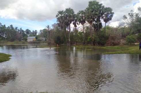 Danau Baru Muncul Lagi di Kota Kupang Usai Badai Seroja, Luasnya 2 Hektare