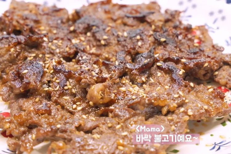 Menu masakan Korea, Bassak Bulgogi (Bulgogi Kering)