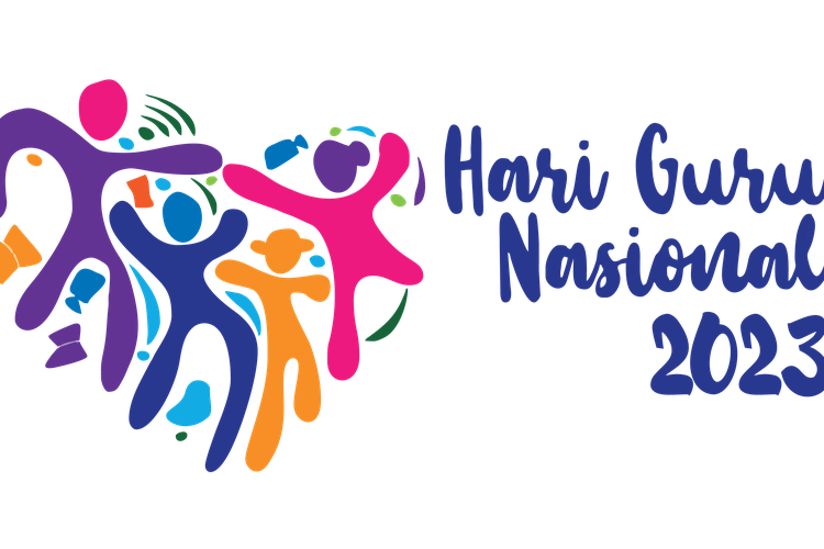 Logo Hari Guru Nasional 2023. Twibbon dan ucapan Hari Guru Nasional 2023.