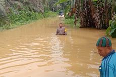 104 Rumah di Indragiri Hulu Riau Terendam Banjir 1 Meter