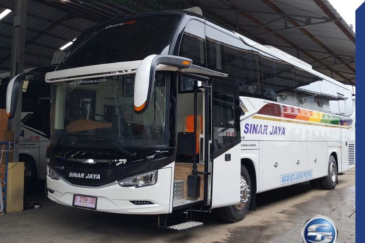 Bus AKAP baru PO Sinar Jaya 