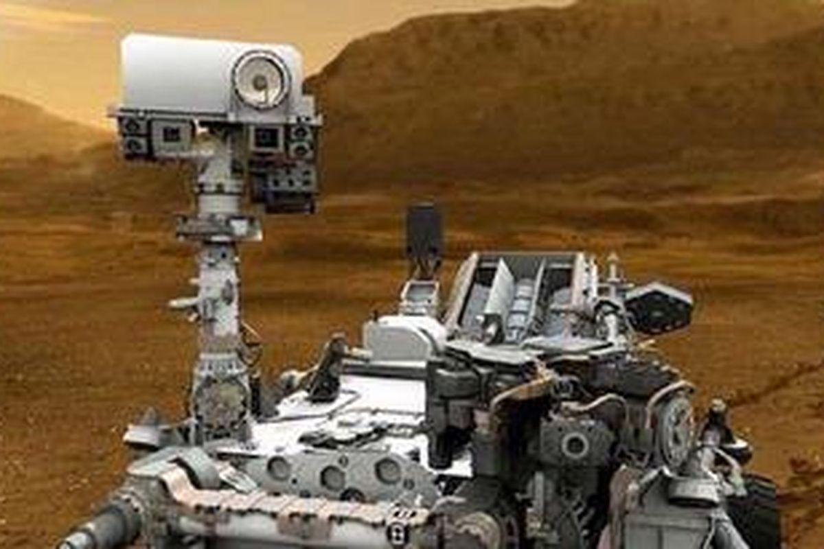 Curiosity, kendaraan terbaru misi ke Planet Mars.