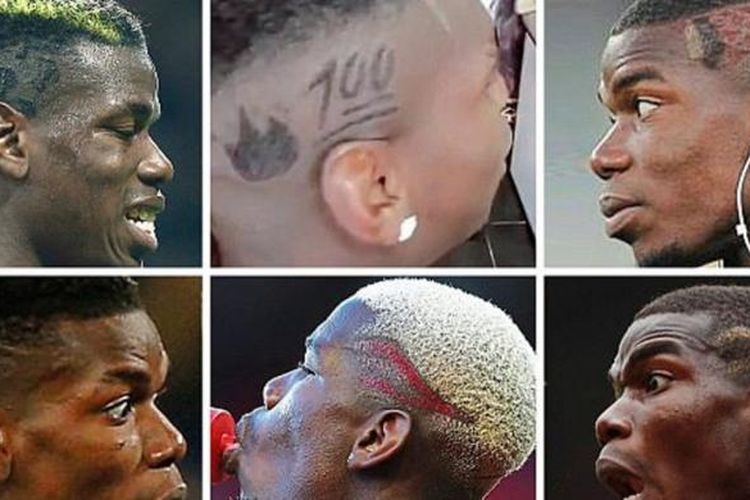 Enam model rambut Paul Pogba sejak bergabung dengan Manchester United.
