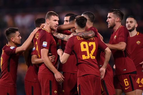 Hasil Liga Italia, AS Roma Jauhi Rival Sekota
