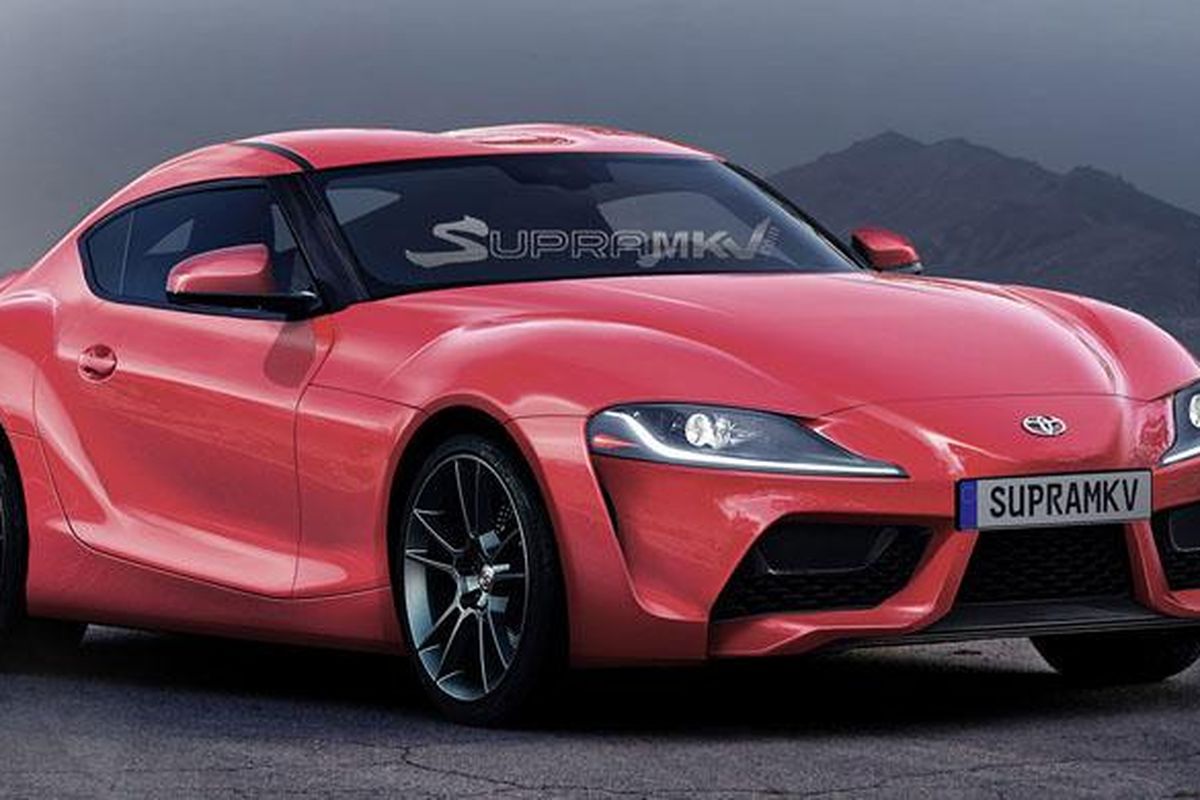 Render Toyota Supra generasi terbaru.