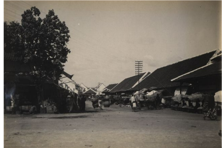 Foto Pasar Johar Semarang tahun 1987