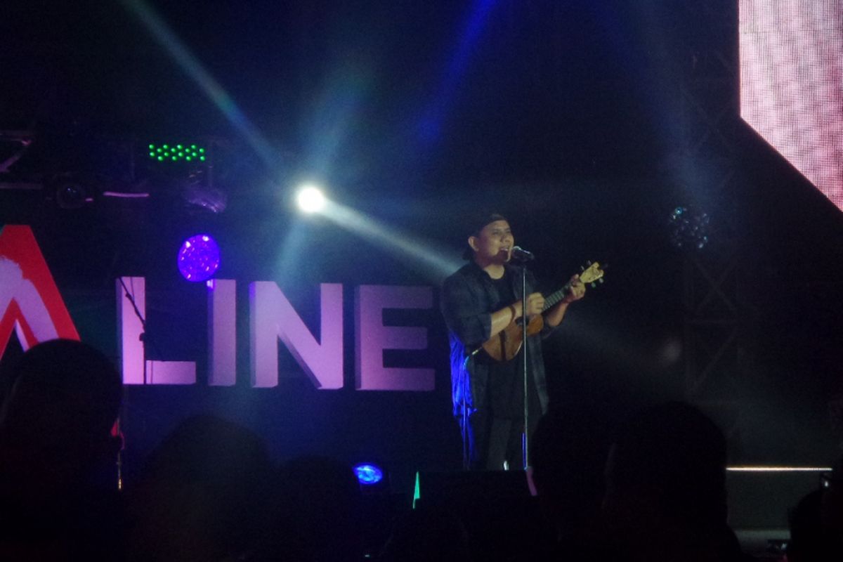 Musikimia tampil dalam Soundrenaline 2017 di Garuda Wisnu Kencana, Bali, Minggu (10/9/2017) malam.